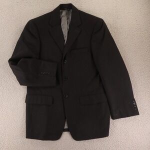 FUMAGALLI Jacket 36S XS Black 100% Wool Blazer Sport Coat